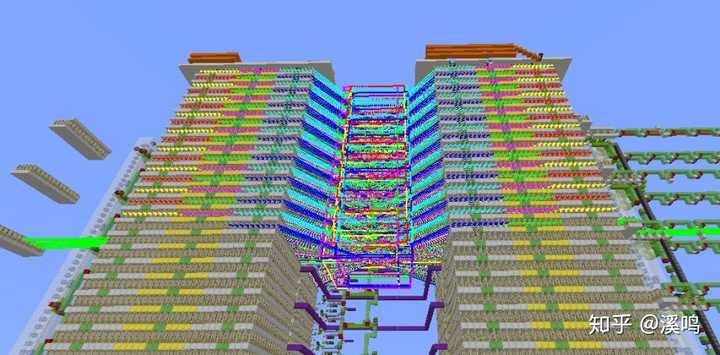 Minecraft 有哪些大型的实用建筑 溪鸣的回答 知乎