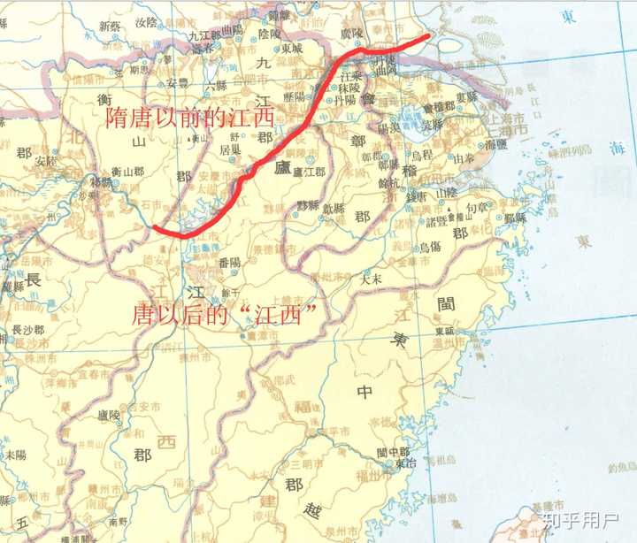 历史上的“江东”指的是哪些区域? 历代“楚国”的疆域又包括哪些? - 知乎