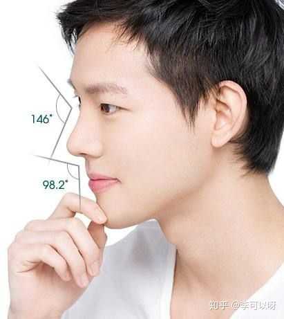 可以先看一下男生鼻整形标准的样子
