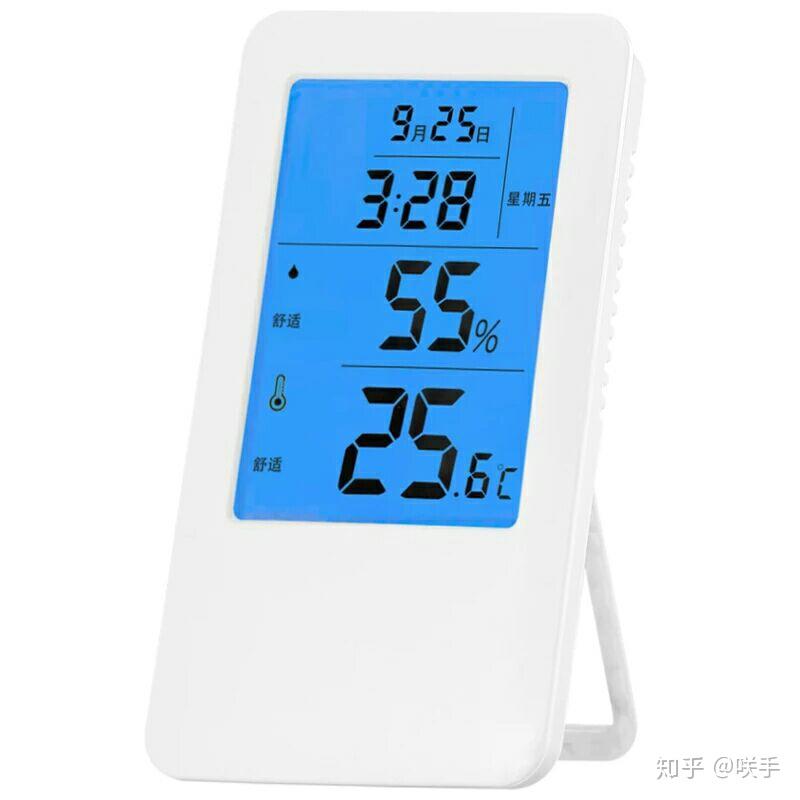 我买了一个室内温度计测量室温