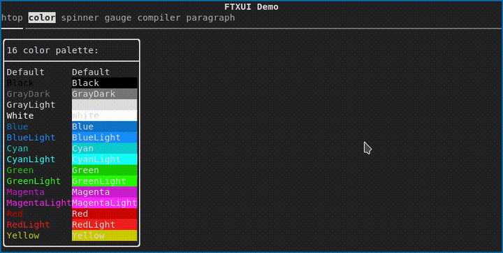 C++ 有什么好用的TUI库吗? - 知乎