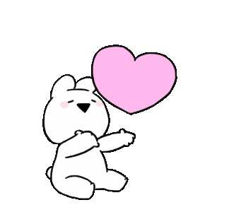 求一只小白兔和一只小白熊的表情包