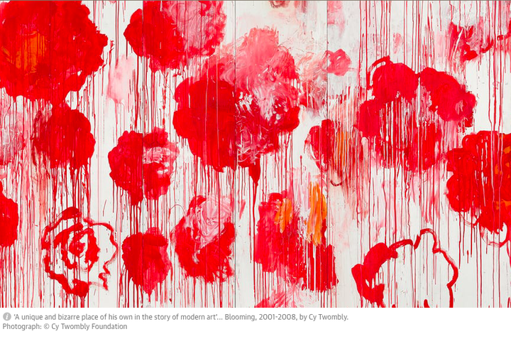 为何Cy Twombly（赛·托姆布雷）的作品在艺术界享有如此高的地位？ - 知乎