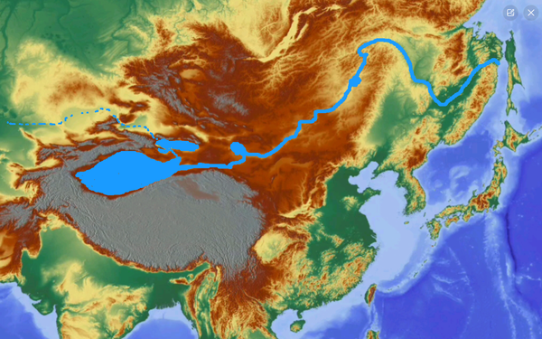 如果塔里木河流量和亚马逊河相当，会发生些什么？