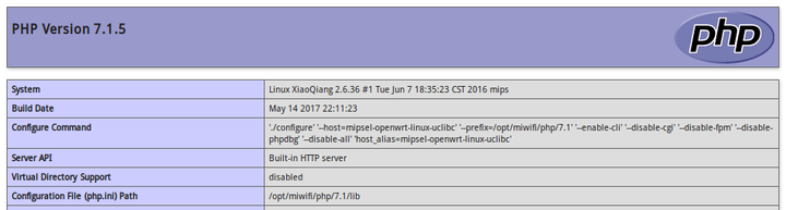 openwrt-php-lighttpd