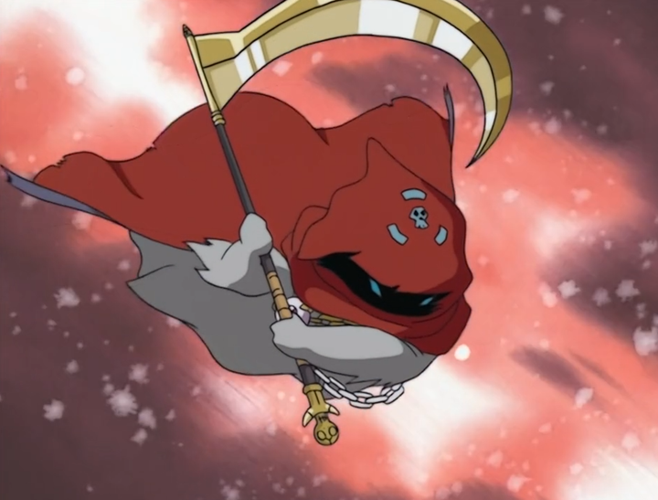 第5话安杜路兽轻易击败暴龙兽与加鲁鲁兽,但光子郎发现安杜路兽右腿