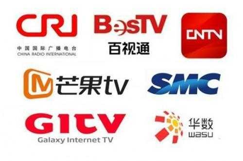 tv)、华数tv、南方传媒、芒果tv、中国国际广播电视台(cibn)、银河电视(gitv)。