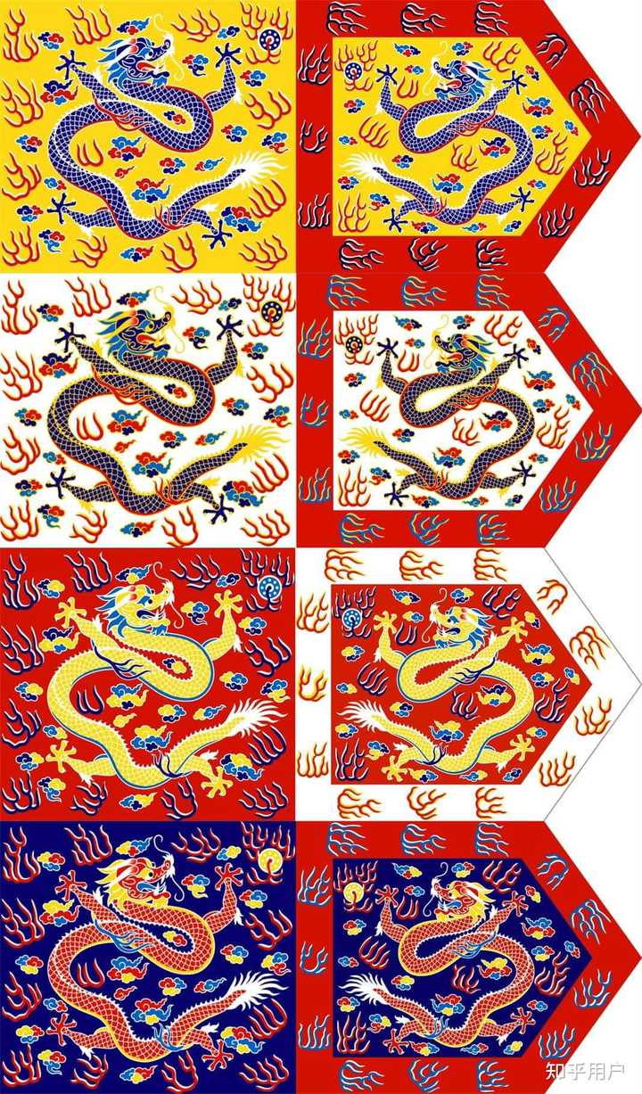 如果中国古代的各个王朝都有国旗,他们的国旗会是什么样? - 知乎