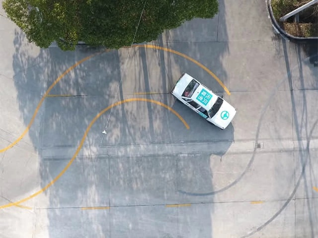 科目二 s弯 结束什么时候回正?