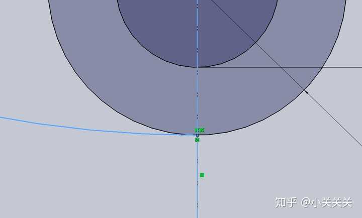 请问这条圆弧怎么画如何确定半径及圆心