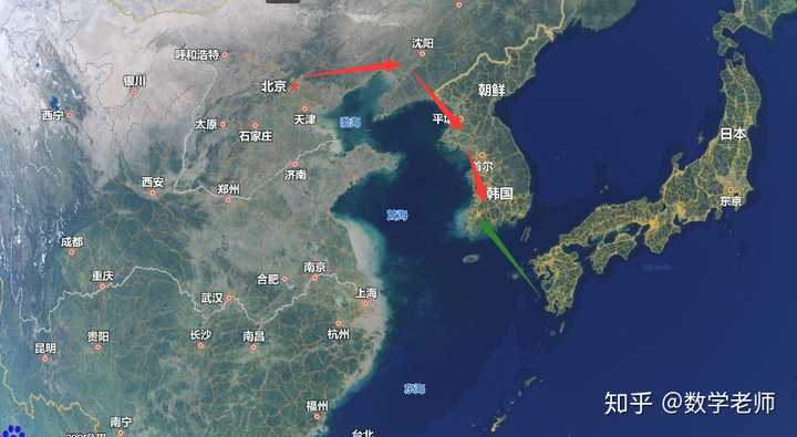 需要越过狭窄的辽西走廊,崎岖的辽东丘陵,越过鸭绿江之后穿过大同江