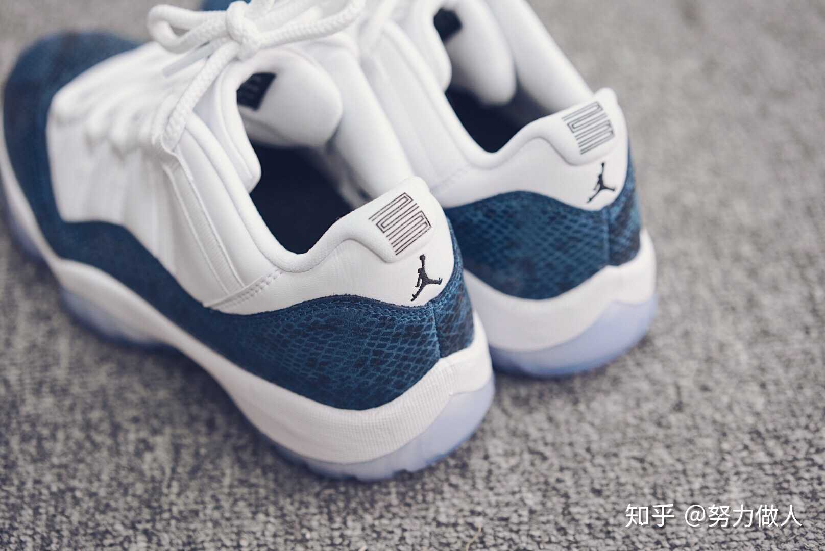 今天收到4月要上架的aj11 low蓝蛇纹,结… - 知乎