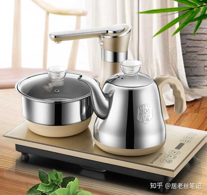 TOPONE 1.0L Electric Kettle Teapot 304 Stainless Steel