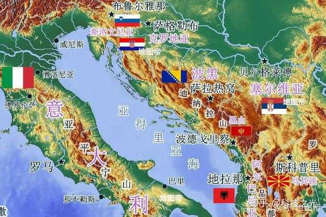 塞尔维亚 黑山 波黑和南斯拉夫 这几个国家在地理上是什么关系 他们的历史渊源又是什么 知乎