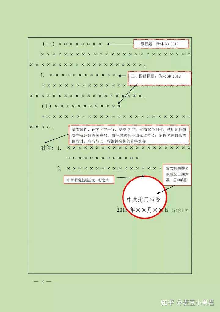 最新的政府公文格式及排版? - 知乎