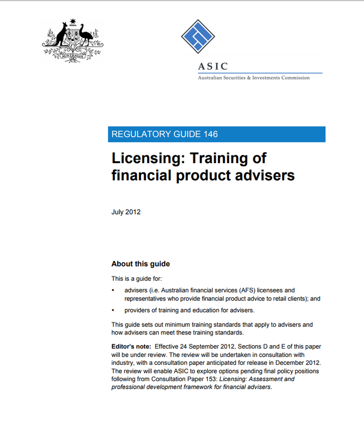 有大神了解澳洲的RG146和Diploma of financial planning吗？ 知乎