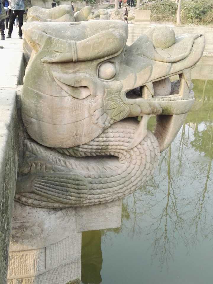 赵州桥雕刻的龙图片