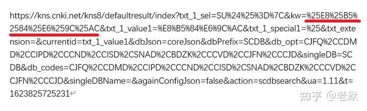 某些网站（例如知网），无论搜索什么，地址栏URL都不会变化，请问如何找到真实的搜索URL地址？ - 知乎