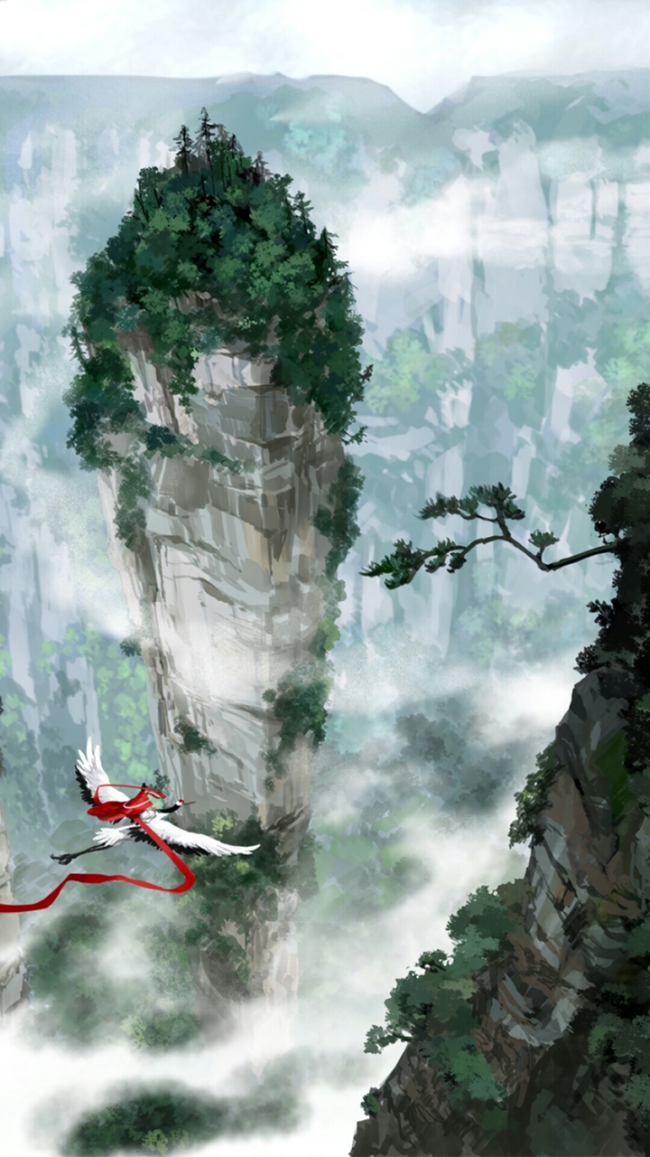 有哪些梦幻唯美,意境深远开阔,颜色淡雅,以景为主的的壁纸或图片?