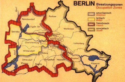 柏林墙分界线地图图片