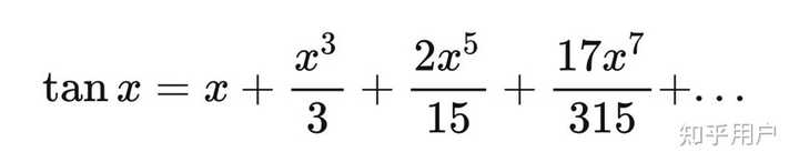 tan(x)的泰勒展开有通项公式吗？ - 知乎