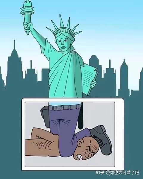 大家都看到了吧 美国对外号称的自由,民主,平等.