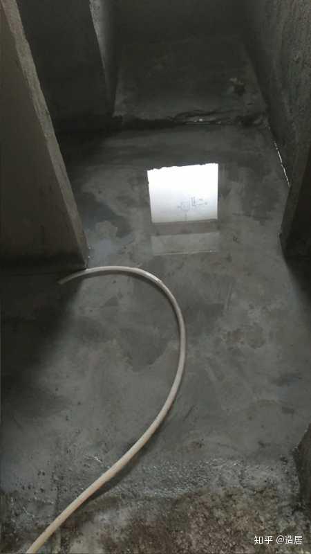 卫生间蓄水试验图片