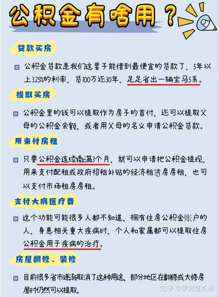 公积金除了可以办理房贷还能做什么? - 知乎