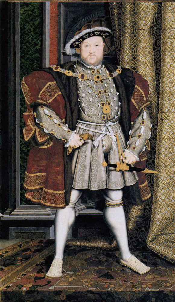 文艺复兴时代与马克西米利安皇帝不分伯仲的著名潮男——英国国王亨利八世，他也是一个盔甲迷