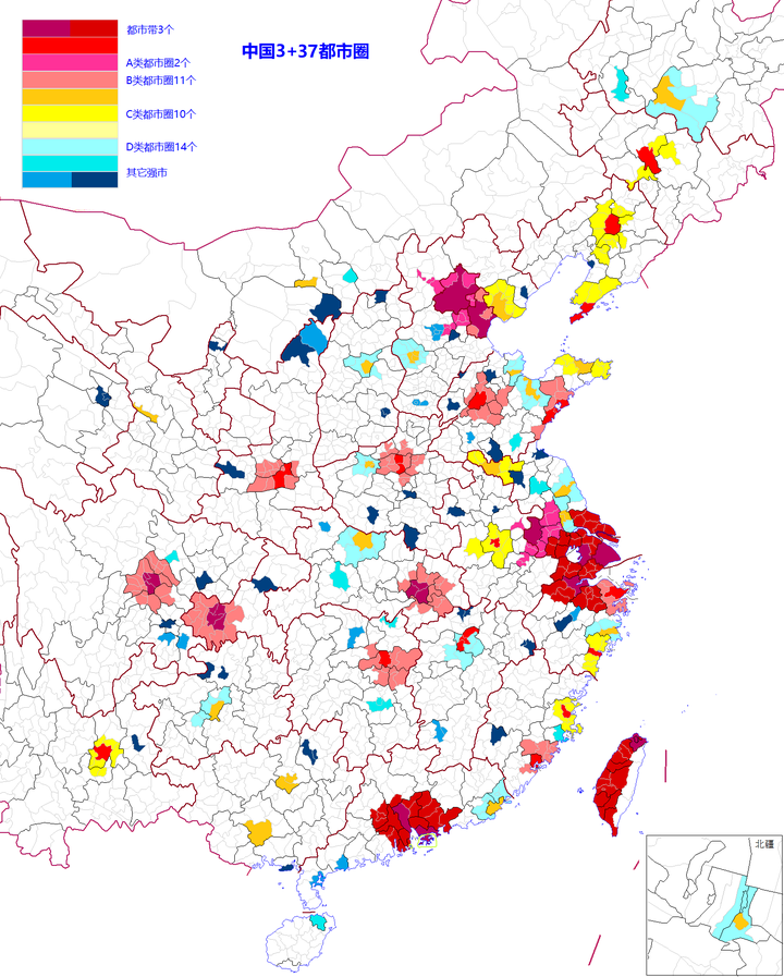 大都市带 都市圈 城市群的区别是怎样的 知乎