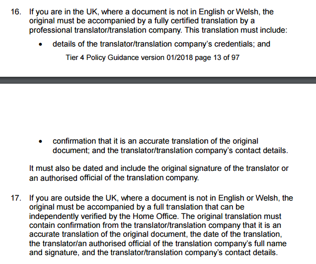 英国T2签证材料可以自己翻译吗