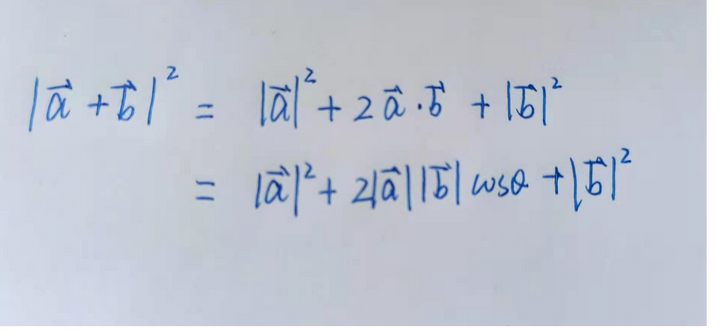 |a+b|的平方怎么打开,a和b是向量? - 知乎