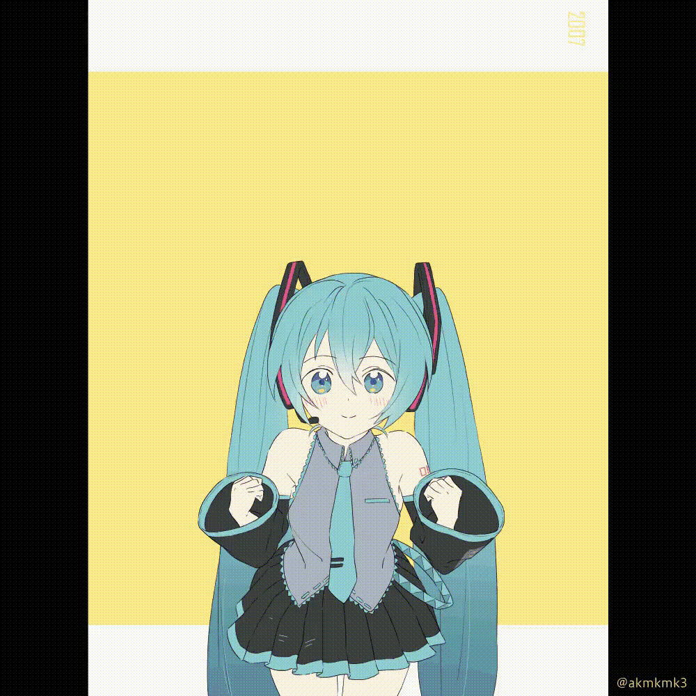 有没有人有初音未来动图(GIF)? - 知乎