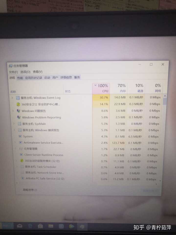 Windows10 cpu 