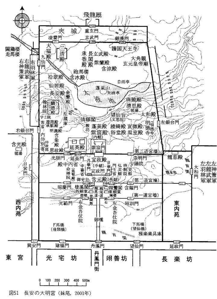 唐朝皇宫平面图图片