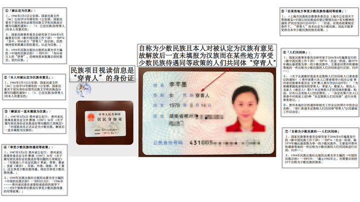 少数民族的身份证是什么样子 知乎