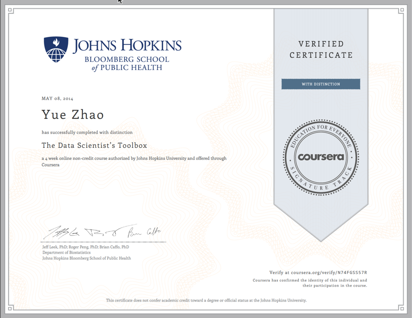 如何正确有效地使用 Coursera 的结课证书?