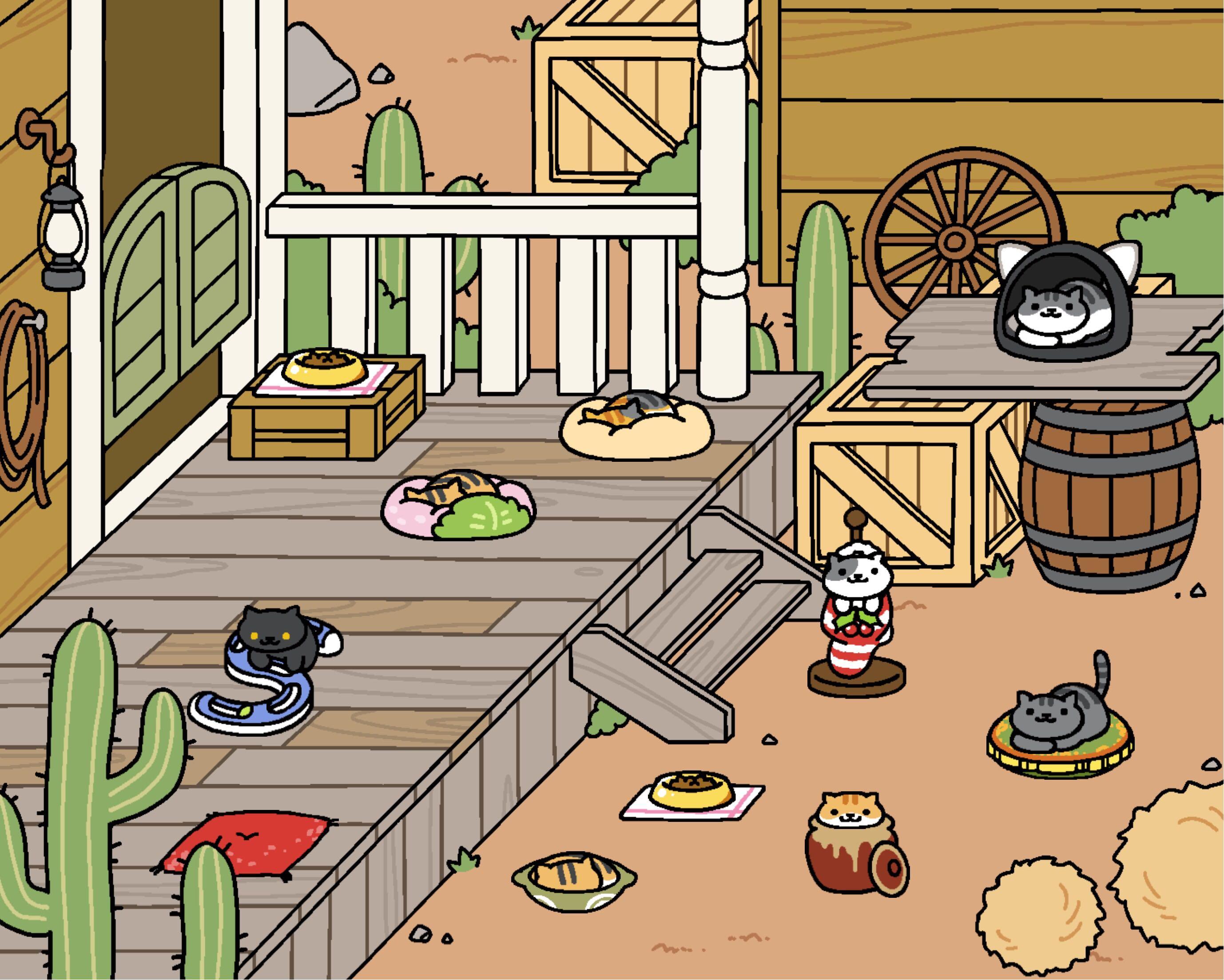 猫咪后院除了拱桥之外其他几个场景是什么样的