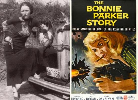 雌雄大盗bonnieandclyde从通缉犯到全民偶像死后竟有2万人送葬