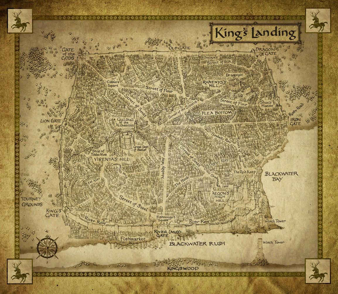 君临城 的设定地图