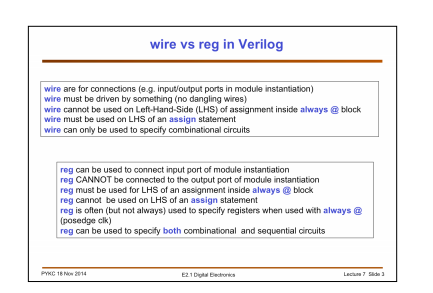 Verilog 中定义信号为什么要区分 wire 和 reg 两