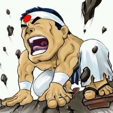 拳皇里,大门五郎摔完人后为什么总要往前滚一到两下? - 知乎