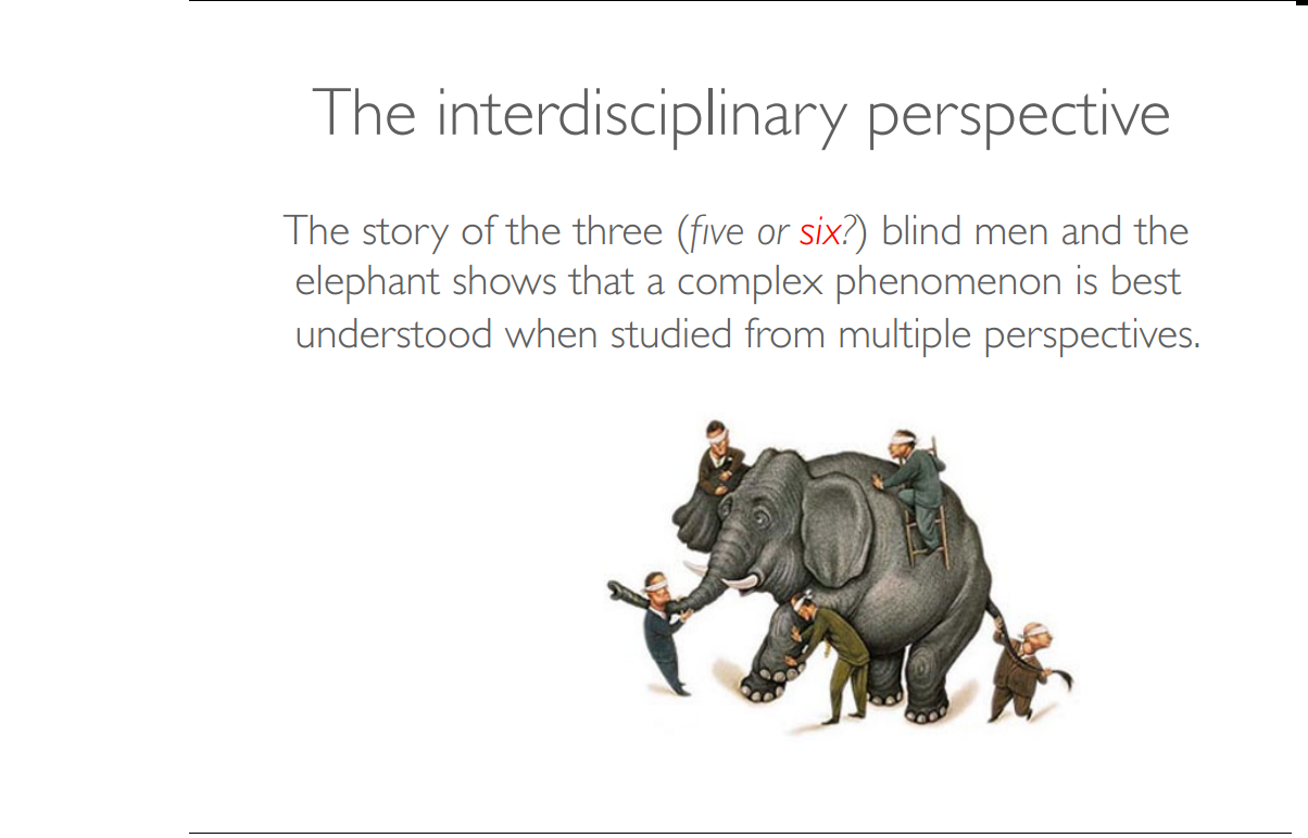 在西方语言学第一节课上老师说学习语言要有盲人摸象的态度是什么意思