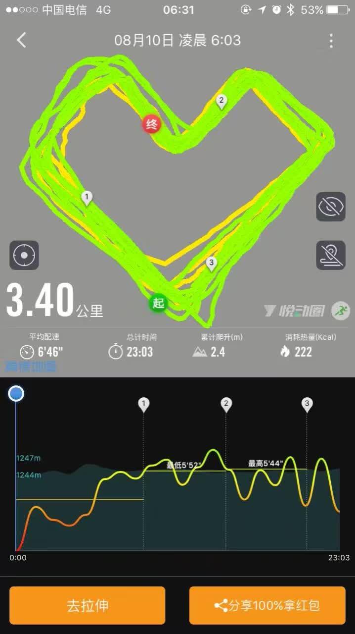 你用跑步软件跑出过哪些有趣的图案轨迹