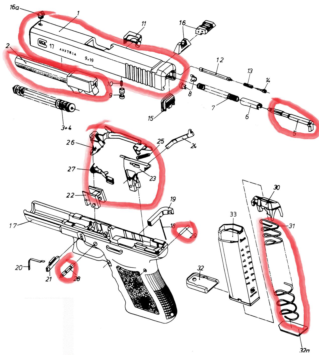 弹簧枪 解剖图图片