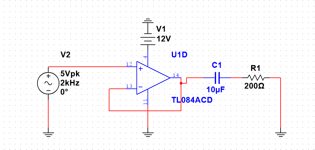lm324做电压跟随器时用单电源怎么供电? - 知乎