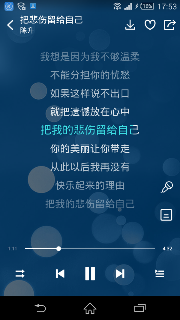 那些單曲循環過的歌,是哪一句打動了你?