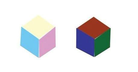 色彩除了有温度感,空间感,还会给人轻重感的,不信的话,请看下图.