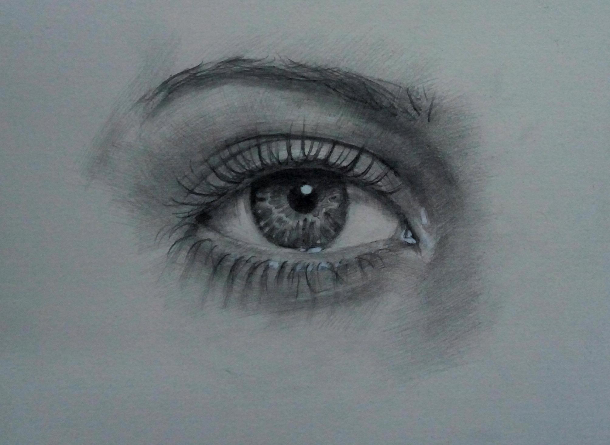 【素描】如何用铅笔画一个逼真的眼睛【TankedStudio】_哔哩哔哩_bilibili