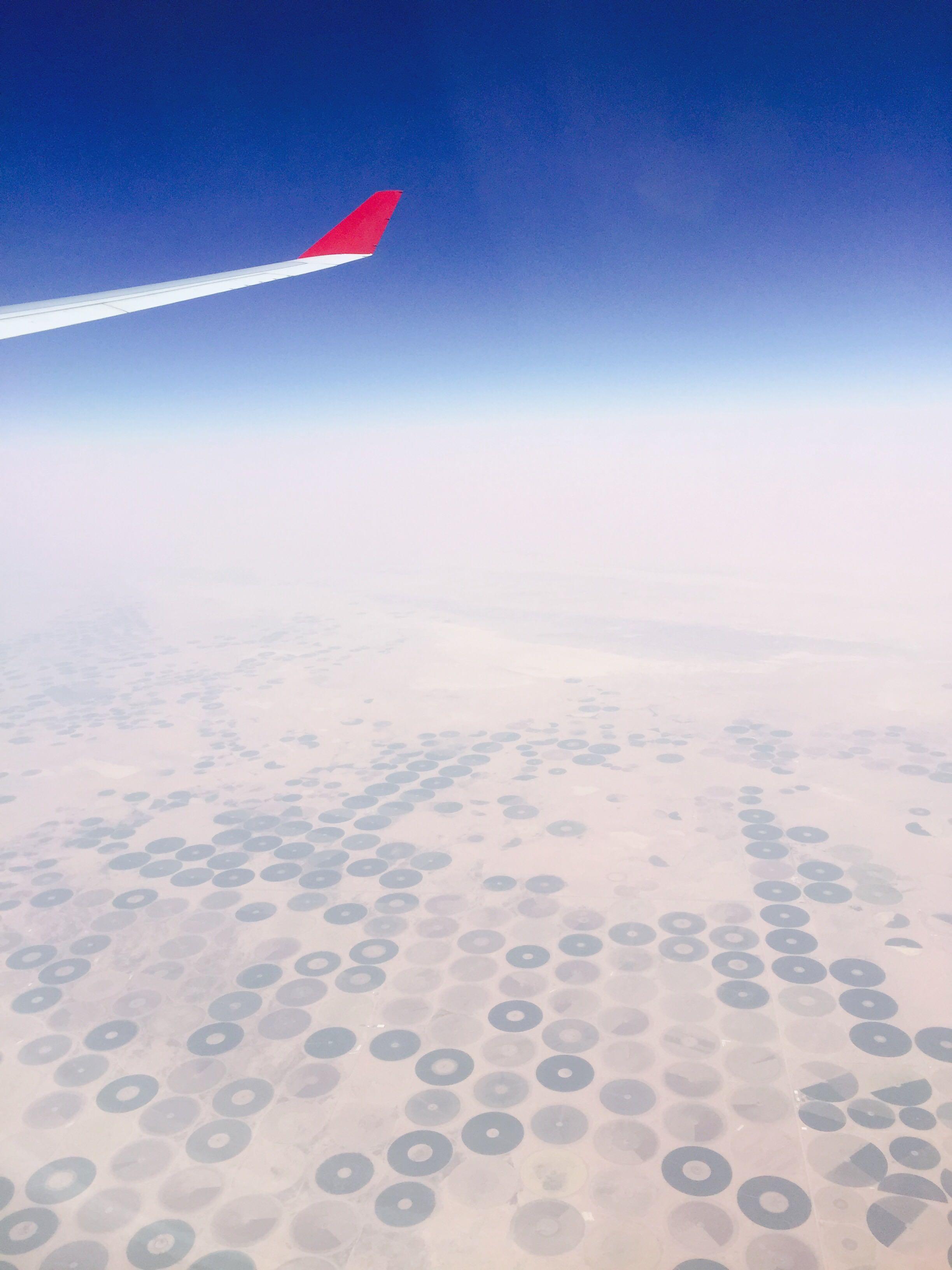 阿布扎比附近沙漠中的一些黑色圈圈是什么? -